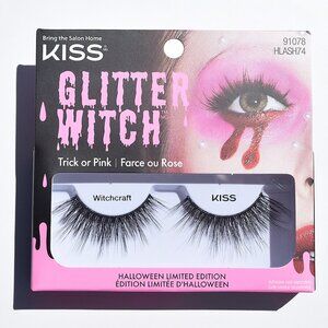 4/$20 KISS Glitter Witch Halloween Eyelashes 14mm - Witchcraft
